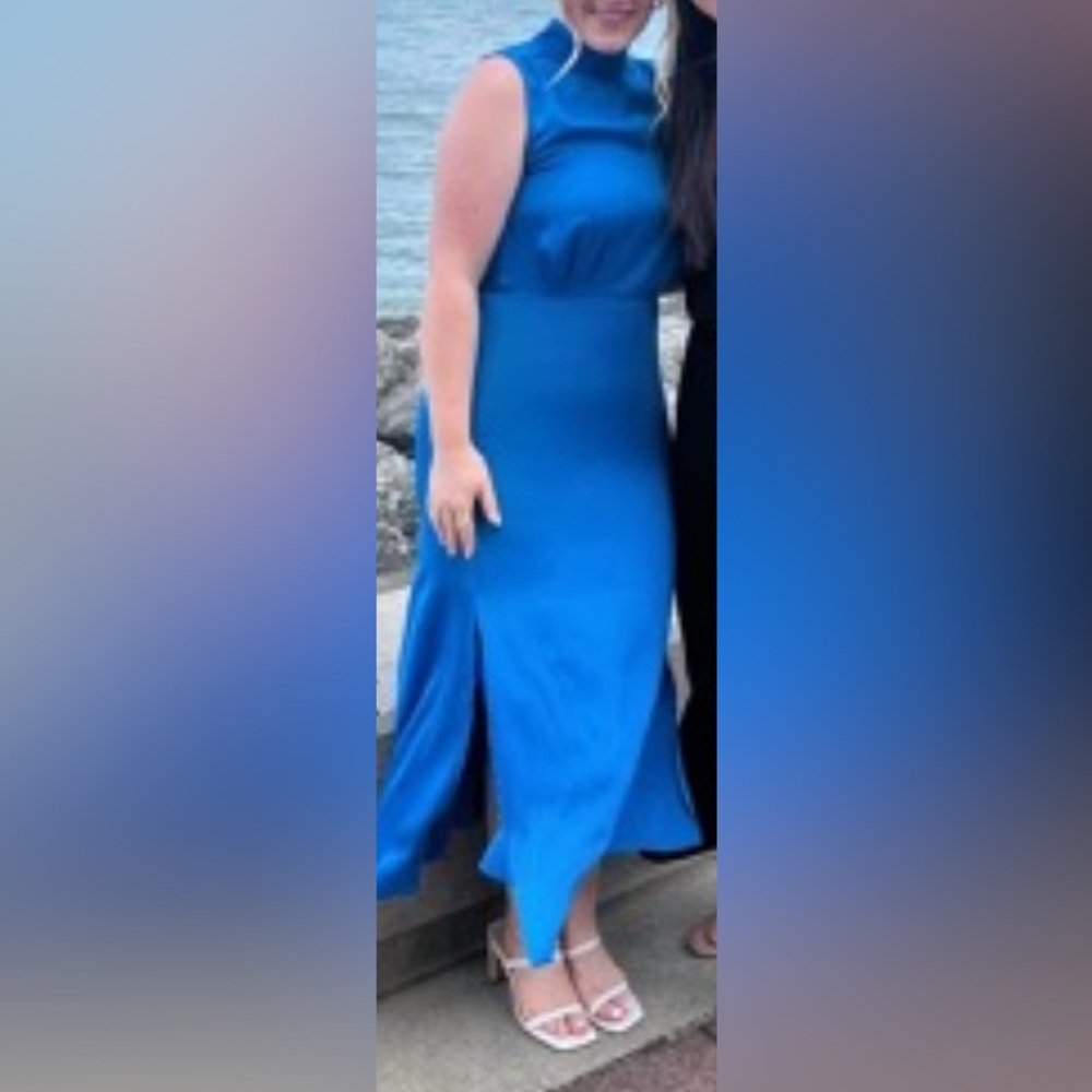 Elegant Blue Evening Dress